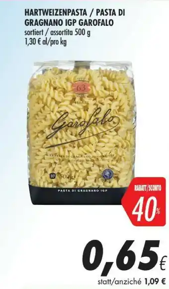 Coop Garofalo Pasta Di Gragnano Igp Fusilli 500 G offerta