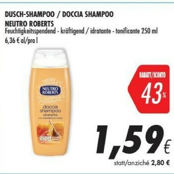 Coop Neutro Roberts Doccia Shampoo Idratante offerta