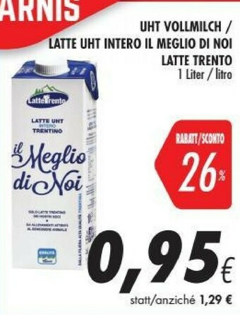 Coop Latte trento Latte Uht Intero Il Meglio Di Noi 1 Litro offerta