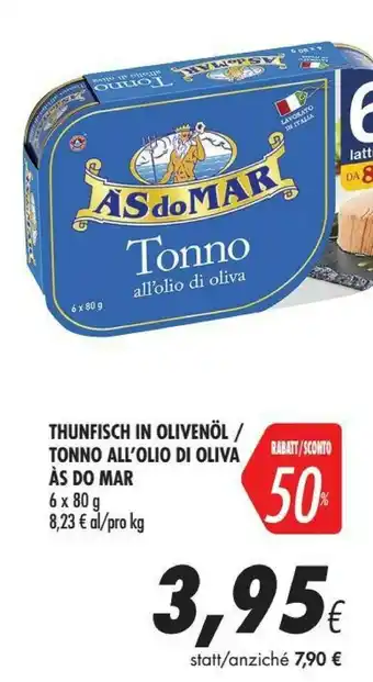 Coop Asdomar Tonno All'Olio Di Oliva 480 G(ml) offerta