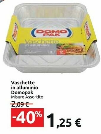 Carrefour Market Domopak Vaschette In Alluminio offerta