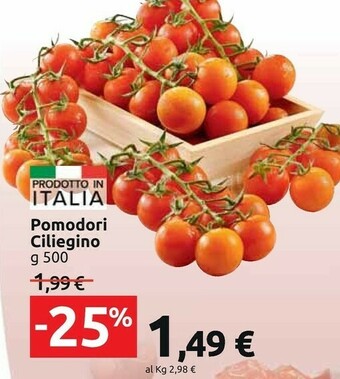 Carrefour Market Pomodori Ciliegino 500 G offerta