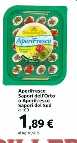 Carrefour Market Camoscio d'Oro Aperifresco Sapori Dell'Orto 100 G(ml) offerta