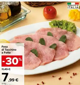 Carrefour Market Carrefour Fesa Si Tacchino A Fette offerta