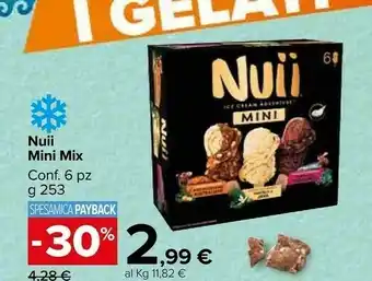 Carrefour Market Nuii Mini Mix 253 G offerta