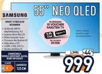 Unieuro Samsung Smart TV Neo QLED QE55QN85B offerta