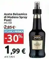 Carrefour Market Casa Modena Ponti Aceto Balsamico Di Modena Spray offerta