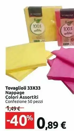 Carrefour Market Tovaglioli Nappage offerta