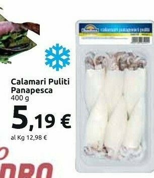 Carrefour Panapesca Calamari Puliti offerta