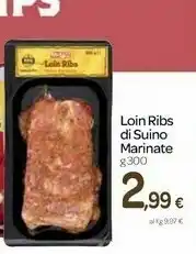 Carrefour Loin Ribs Di Suino Marinate offerta