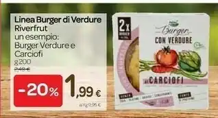Carrefour Linea Burger Di Verdure offerta