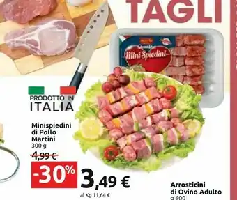 Carrefour Martini Minispiedini Di Pollo offerta