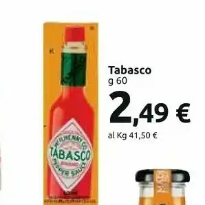 Carrefour Tabasco offerta