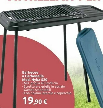 Carrefour Barbecue A Carbonella Mod Hyba S20 offerta