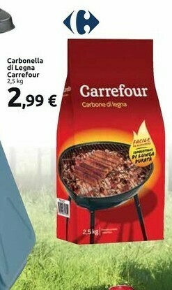 Carrefour Carrefour Carbonella Di Legna offerta
