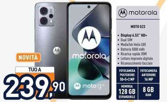 Unieuro Motorola Moto G23 offerta