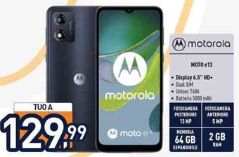 Unieuro Motorola Moto E13 offerta