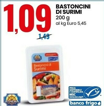 Eurospin Athena - Bastoncini Di Surimi offerta