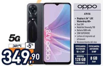Unieuro Oppo A78 5G offerta