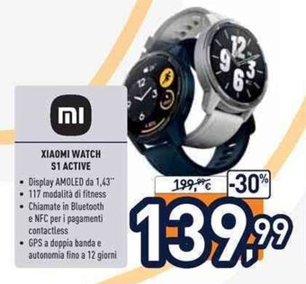 Unieuro Xiaomi Watch S1 Active offerta