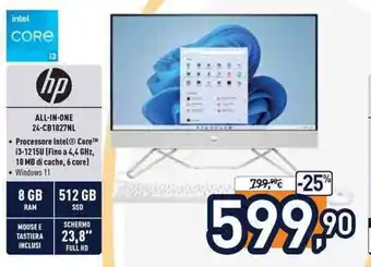 Unieuro HP All-In-One 24-CB1027NL offerta