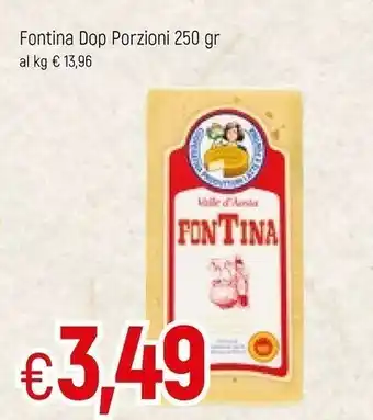 Famila Fontina Dop Porzioni offerta