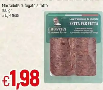 Famila Mortadella Di Fegato A Fette offerta
