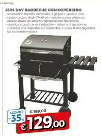 Famila Sun-day Barbecue Con Coperchio offerta