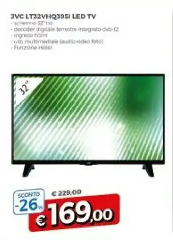 Famila Jvc LT32VHQ395I Led TV offerta