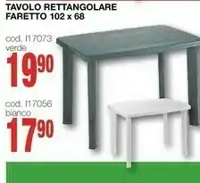 Mondo Brico Tavolo Rettangolare Faretto offerta