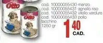 Mondo Brico Otto Umido Cane Manzo 1250gr offerta