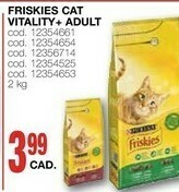 Mondo Brico Friskies Cat Vitality+ Adult offerta