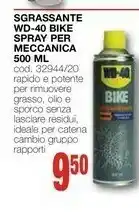 Mondo Brico Wd-40 Sgrassante Bike Spray Per Meccanica offerta