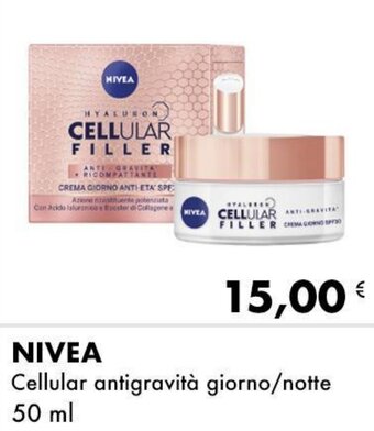 Iper Tosano Nivea Cellular antigravità giorno/notte 50 ml offerta