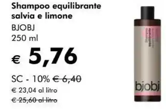 Bjobj Shampoo Equilibrante Salvia E Limone
