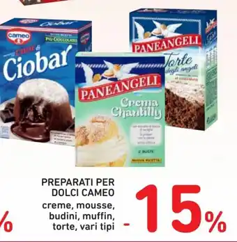 Cameo Preparati per Dolci creme, mousse, budini, muffin, torte vari tipi