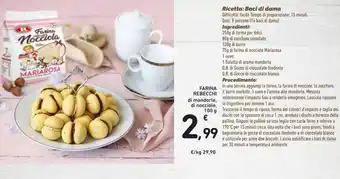 Conad Farina Rebecchi di mandorle, di nocciole 100 g offerta