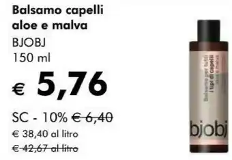 NaturaSì Bjobj Balsamo Capelli Aloe E Malva offerta