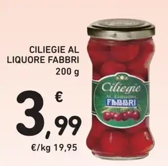Conad Fabbri Ciliegie Al Liquore 200 g offerta