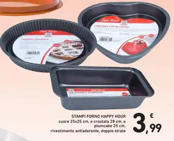 Conad Stampi Forno Happy Hour cuore 25x25 cm offerta