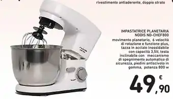 Impastatrice Planetaria Nodis ND-CHEF800