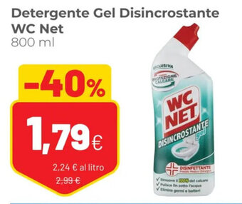 Coop WC Net Detergente Gel Disincrostante 800 ml offerta