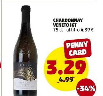 PENNY Donè - Chardonnay Veneto 750 G(ml) offerta