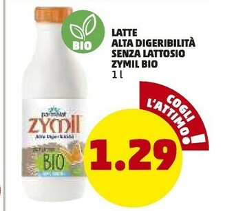 PENNY Parmalat - Zymil Alta Digeribilità Bio Senza Lattosio 50 Anni 1000 G(ml) offerta