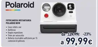 Unieuro Polaroid Now Fotocamera Instantanea offerta