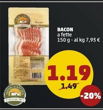 PENNY Sapor di Cascina Bacon A Fette offerta