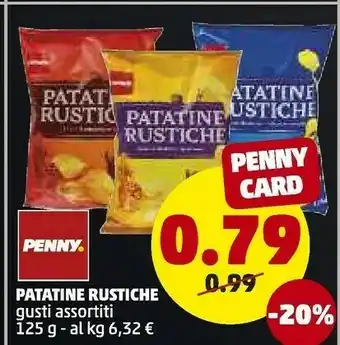 PENNY Patatine Rustiche offerta