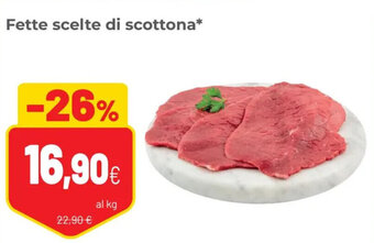 Coop Fette scelte di scottona* offerta