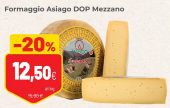 Coop Formaggio Asiago DOP Mezzano offerta