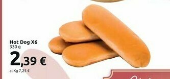 Carrefour Market Hot Dog X6 offerta